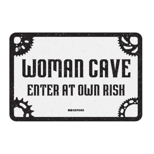 MC-Skilte – Oxford Garageskilt – Woman Cave OX369