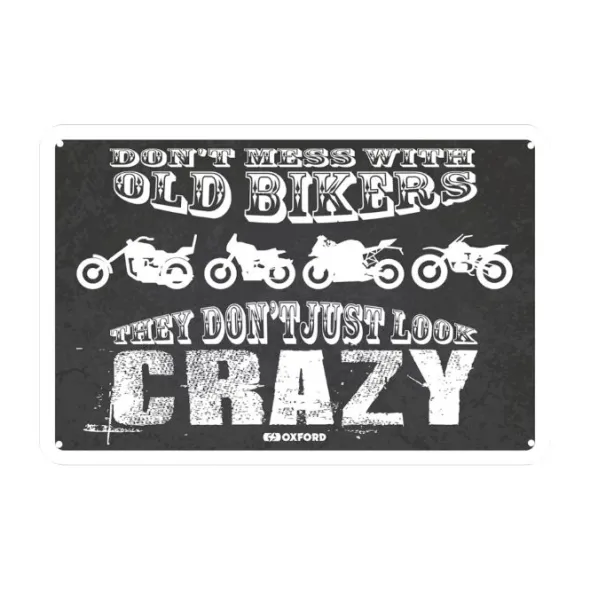 MC-Skilte – Oxford Garageskilt- They Don’t Just Look Crazy OX375