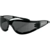 MC Solbriller – Bobster Shield II Adventure Black Smoke