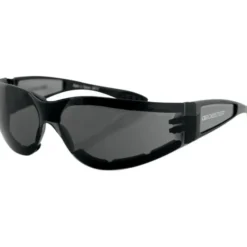 MC Solbriller – Bobster Shield II Adventure Black Smoke