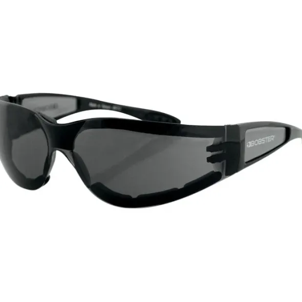 MC Solbriller – Bobster Shield II Adventure Black Smoke