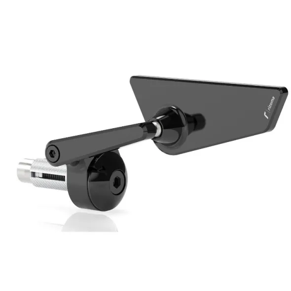 MC-Spejl – Rizoma Cut-Edge Styrende Spejl Sort Højre BS295B
