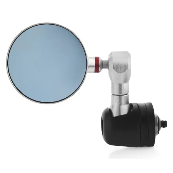 MC-Spejl – Rizoma Spy-R Ø57 Styrende Spejl Sølv BS185A