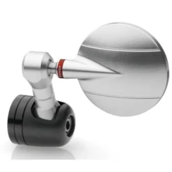 MC-Spejl – Rizoma Spy-R Ø57 Styrende Spejl Sølv BS185A