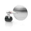 MC-Spejl – Rizoma Spy-R Ø80 Styrende Spejl Sølv BS285A