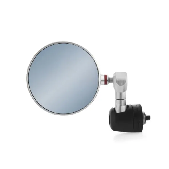 MC-Spejl – Rizoma Spy-R Ø80 Styrende Spejl Sølv BS285A