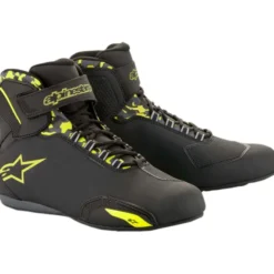 MC Støvler – Alpinestars Sektor WP Sort/Grå/Gul