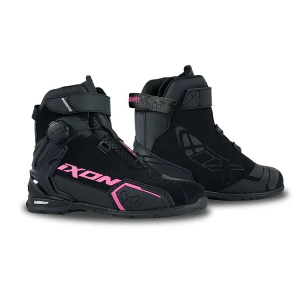 MC Støvler – Ixon Bull 2 WP Dame Sort/Fushia