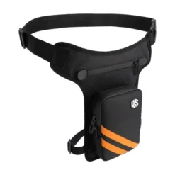 MC-Taske – Rusty Stitches Gordon V2 Lårtaske Sort/Orange