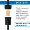 Oxford – Alloy Fuel Filter – 6mm OX832