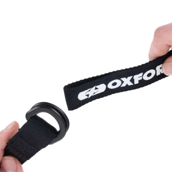 Oxford Atlas D-Ring 26mm x 1.2M Black (Pair) OX324
