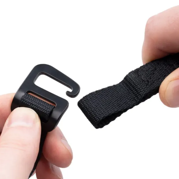 Oxford – Atlas G-Hook 17mm x 2.0M Black (Pair) OX303
