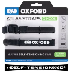 Oxford – Atlas G-Hook 17mm x 2.0M Black (Pair) OX303