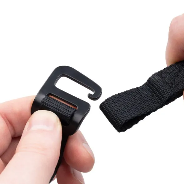 Oxford – Atlas G-Hook 17mm x 1.2M Black (Pair) OX300