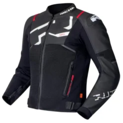 Richa Stradale Evo Leather Jacket Sort/Hvid
